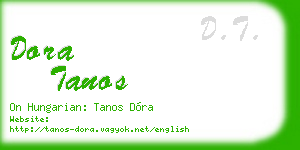 dora tanos business card